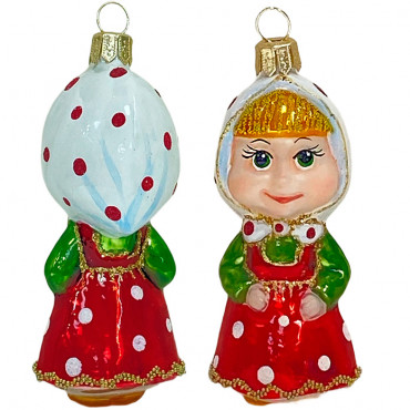 Внучка- ёлочная игрушка из набора Репка, Ирена.