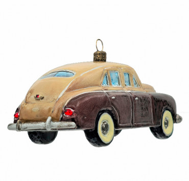 Ёлочная игрушка «Авто Победа». Расписана вручную.