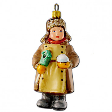 Ёлочная игрушка «Мальчик со скворечником» Ёлочная игрушка «Мальчик со скворечником»