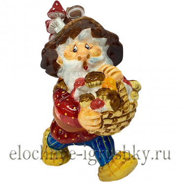 Ёлочная игрушка «Грибник»