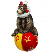 Медведь на шаре со звездами