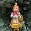 Ёлочная игрушка из стекла «Алёнушка», 12 х 7 х 6,5 см
