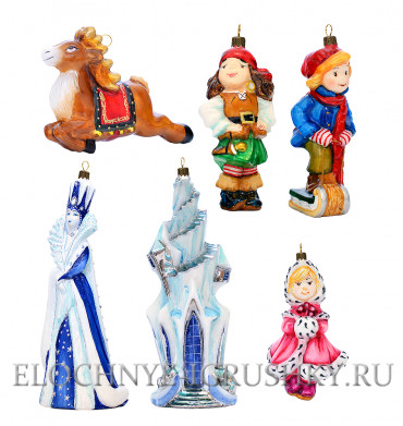 Набор ёлочных игрушек «Снежная королева»